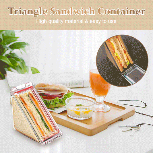🥪Triangle Sandwich Container✨Free shipping on orders over $60✨