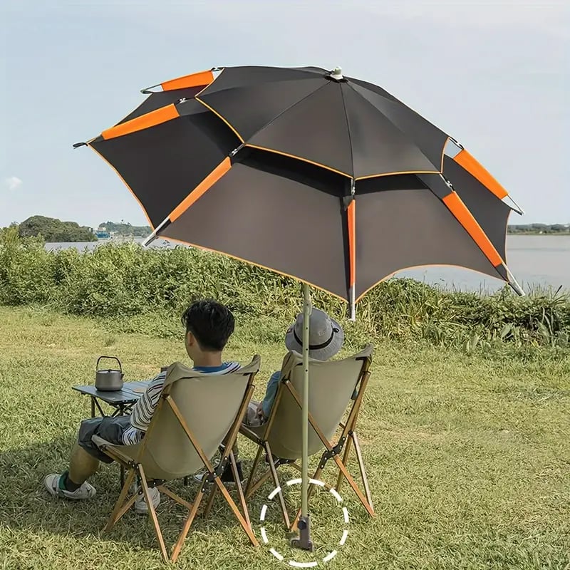 Heavy-Duty Adjustable Spiral Ground Anchor Umbrella Holder 💥