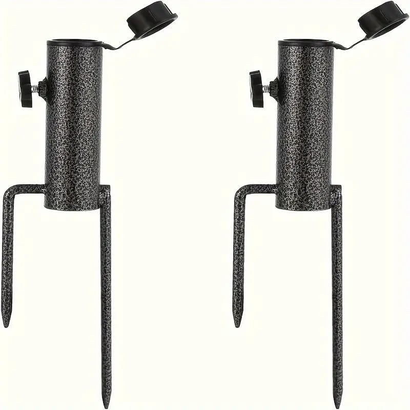 Heavy-Duty Adjustable Spiral Ground Anchor Umbrella Holder 💥