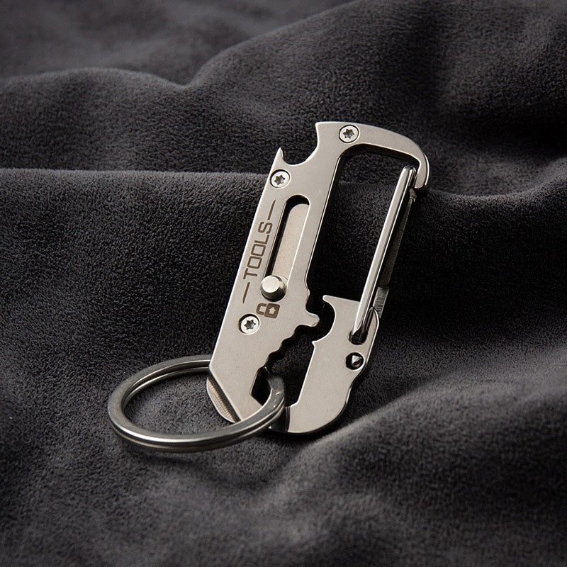 Multifunctional Stainless Steel Keychain