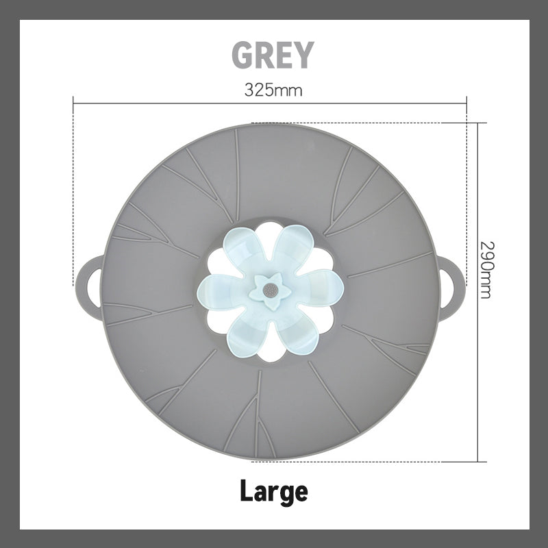 Silicone Flower-Shaped Anti-Overflow Lid