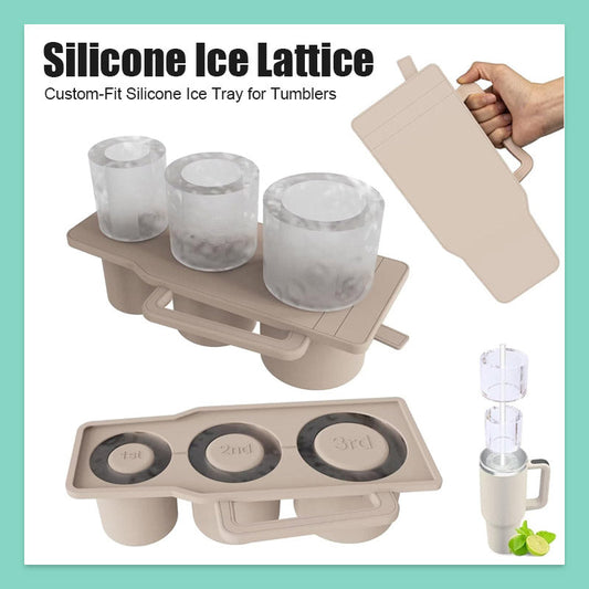 Custom-Fit Silicone Ice Tray for Tumblers