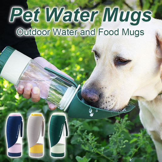 Pet Outdoor Water And Food Cup