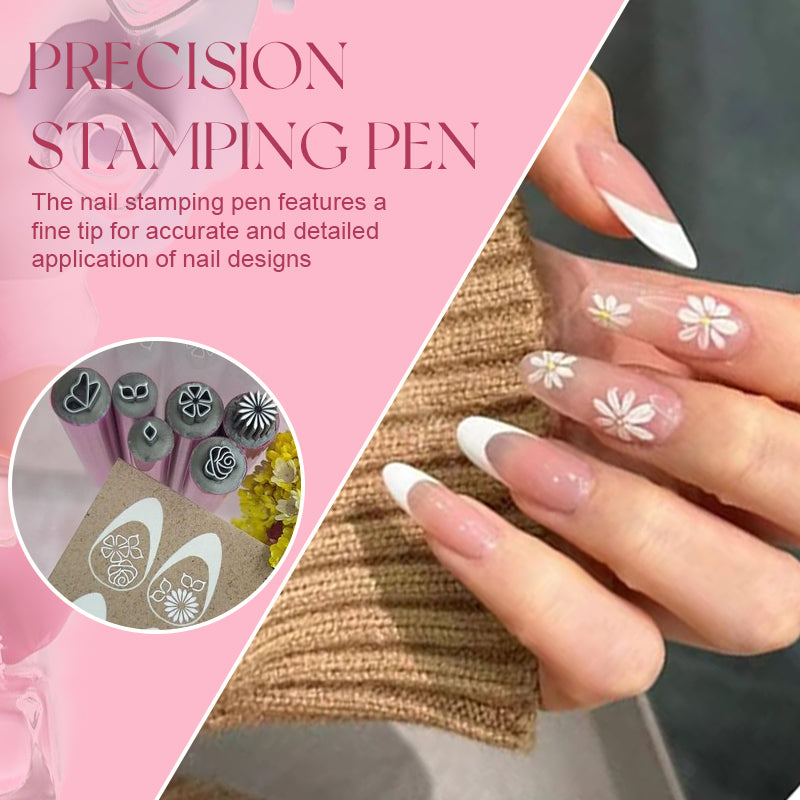 🔥49% off last day🌟 Nail Art Stamp Pen