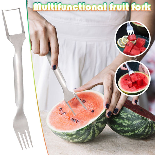 Buy X Get X Free🔥2-in-1 stainless steel fruit cutter