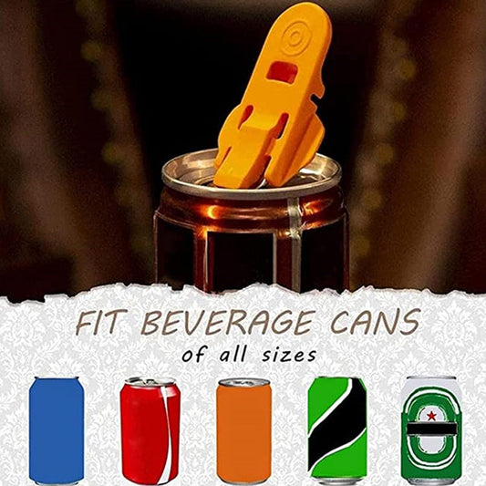 🔥Easy Can Opener,Soda Beer Can Opener & Beverage Can Cover Protector