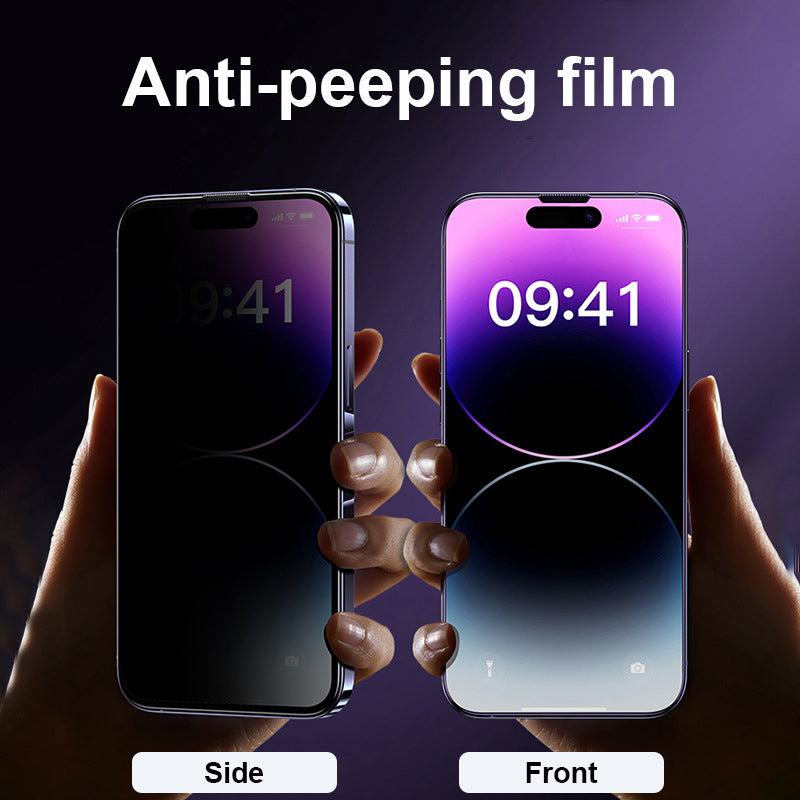 HD Anti-Peep Tempered Film - One Second Attachment