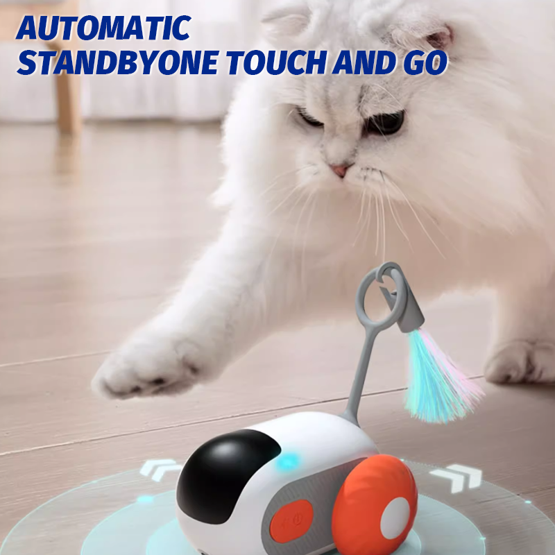 Electric Sports Car Pet Toy/Smart remote control sports car cat walking toy