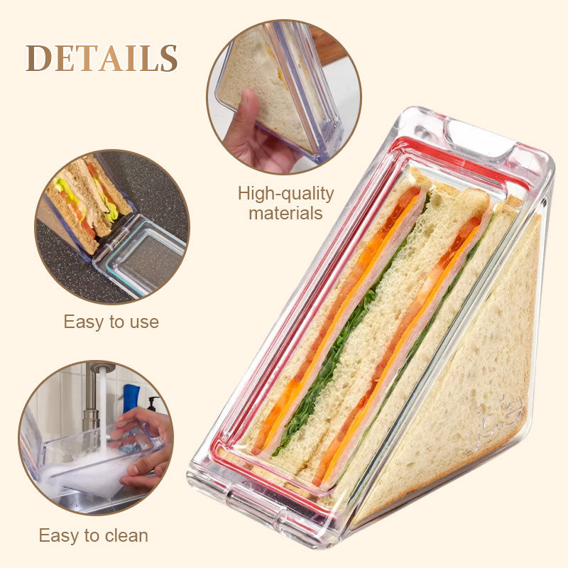 🥪Triangle Sandwich Container✨Free shipping on orders over $60✨