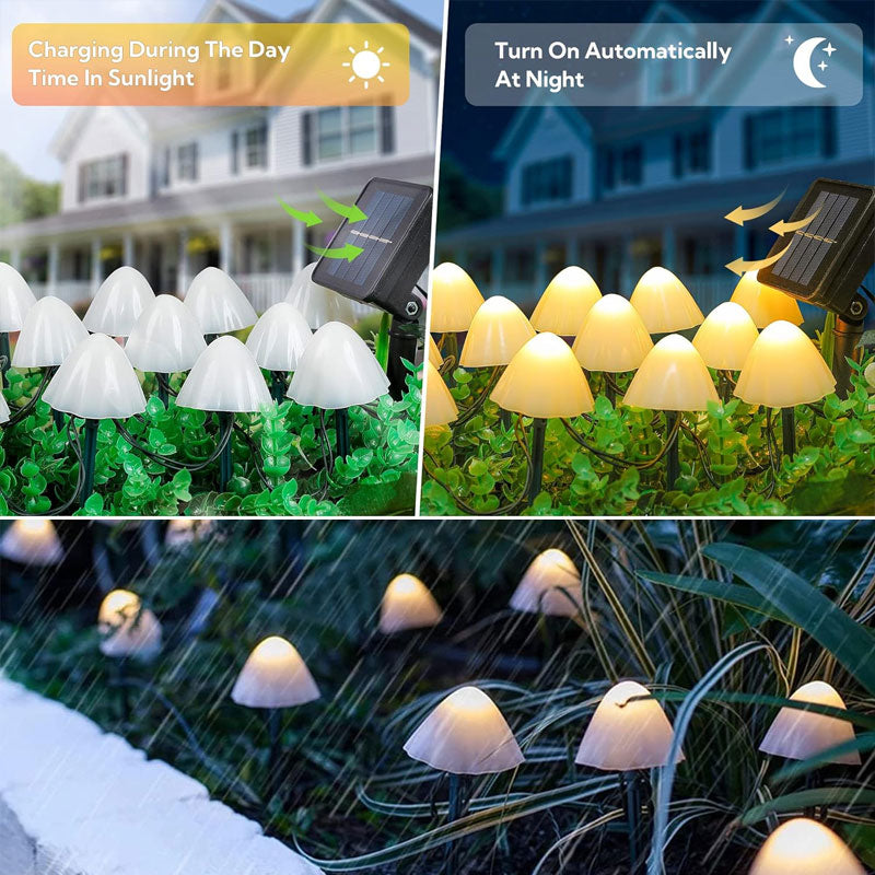 🍄High Bright Waterproof Solar Ground Mushroom Light✨Free shipping on orders over $60✨