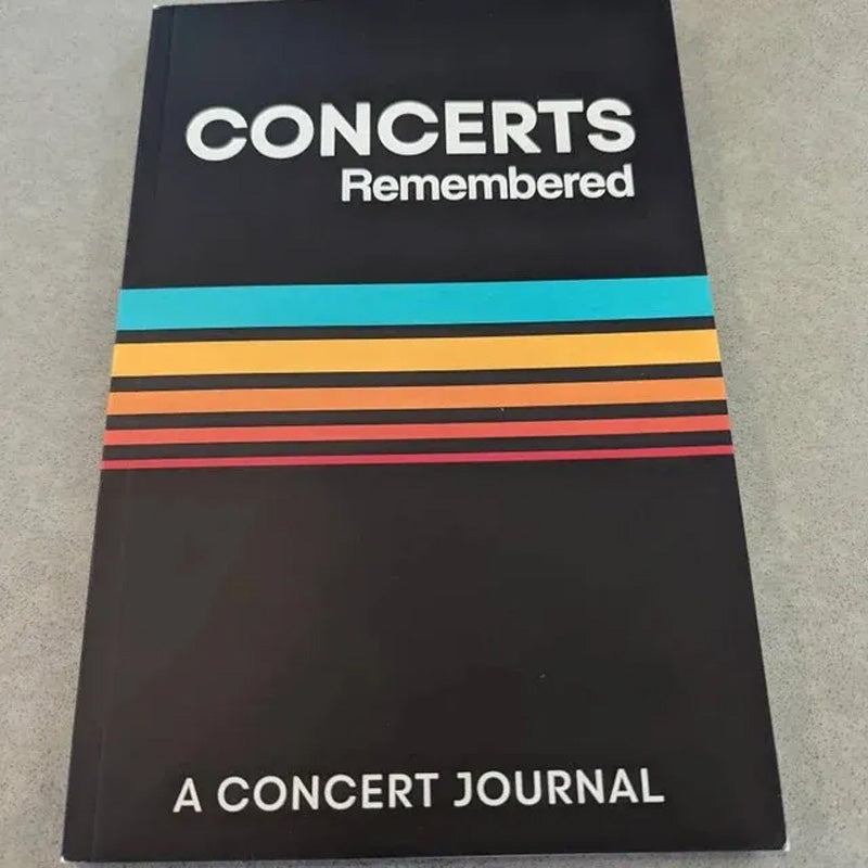 🎵Concert Journal | Track Favorite Concerts