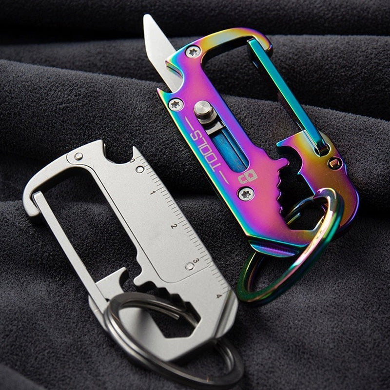 Multifunctional Stainless Steel Keychain