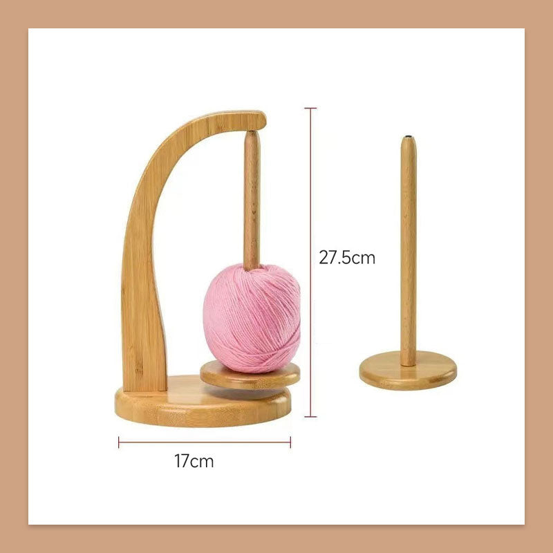 Wooden Yarn Spool Rack