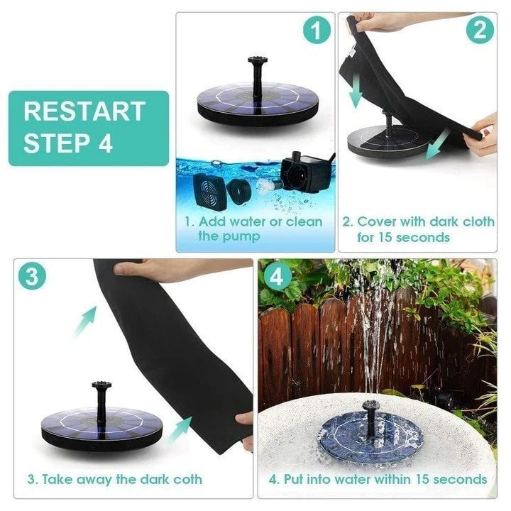 🔥Last Day 49% OFF🎉Solar-Powered Bird Fountain Kit🐦️