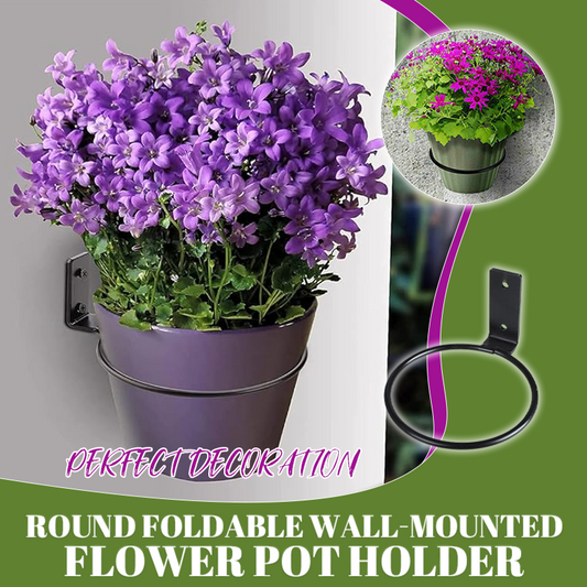 Round Foldable Wall-Mounted Flower Pot Holder(✨Free shipping on orders over $60✨)