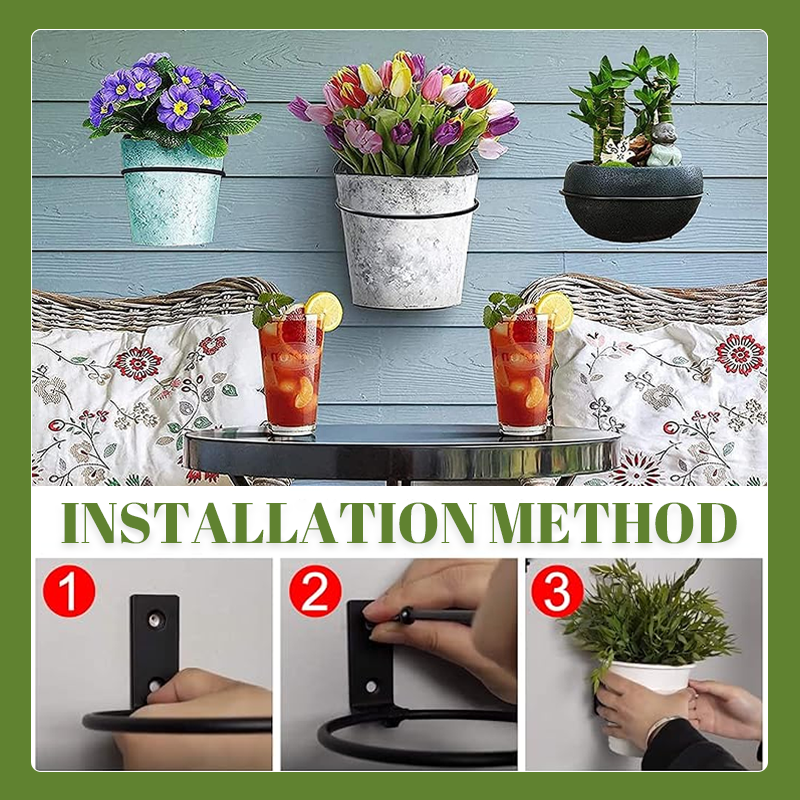 Round Foldable Wall-Mounted Flower Pot Holder(✨Free shipping on orders over $60✨)